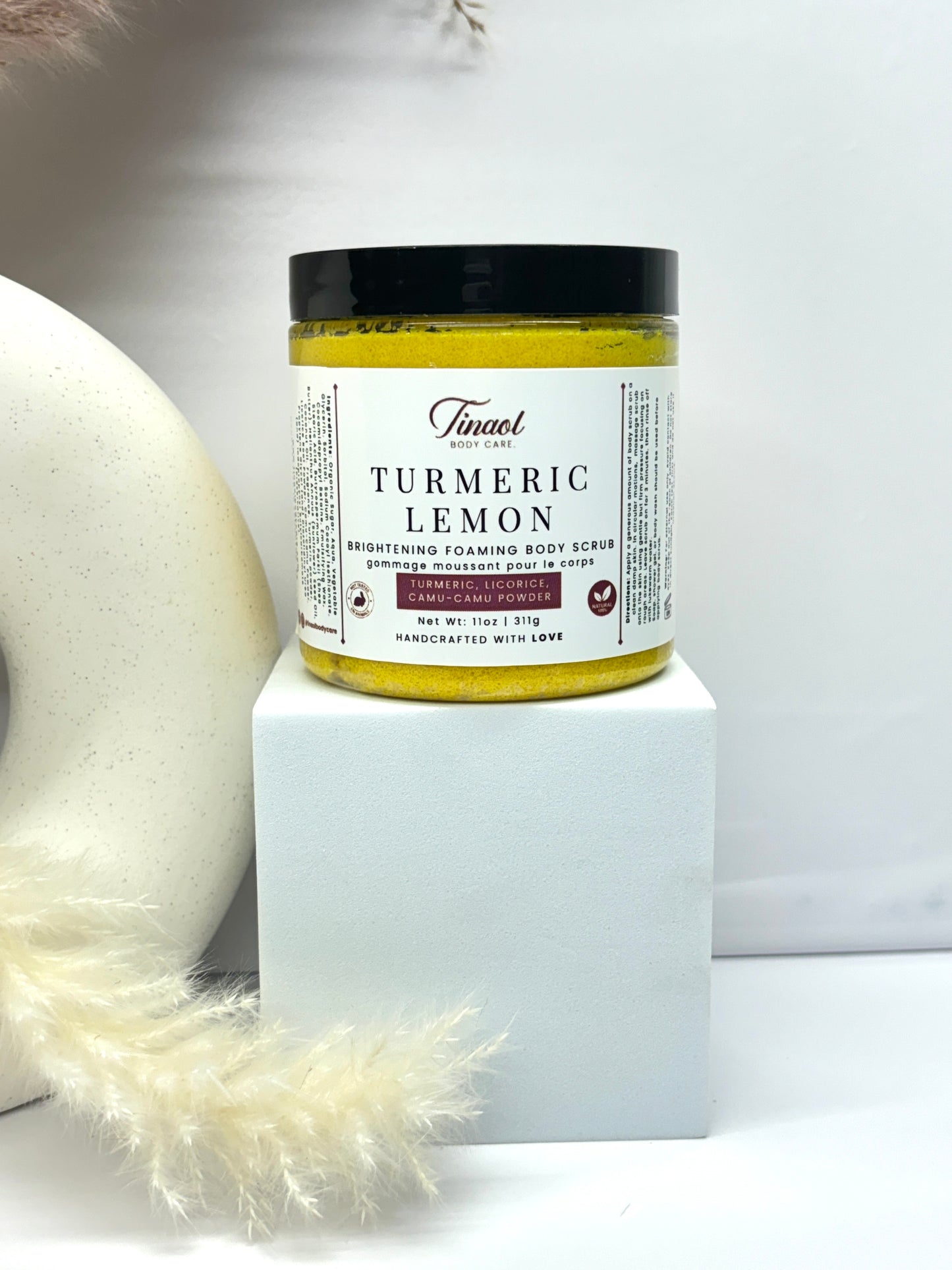 Turmeric Lemon || Brightening Foaming Body Scrub