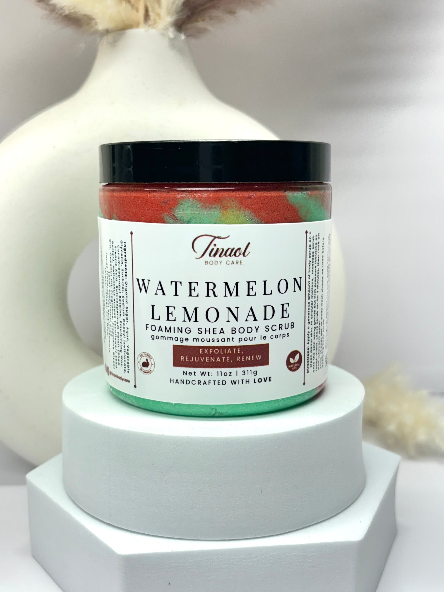 Watermelon Lemonade || Foaming Shea Body Scrub