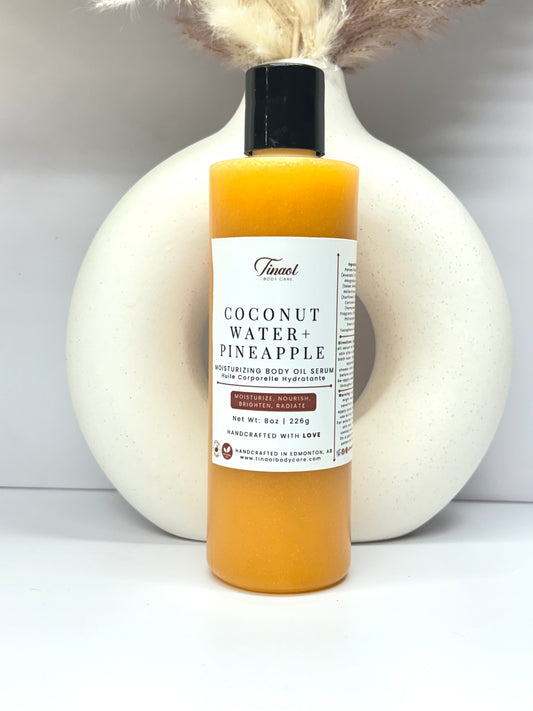 Coconut Water + Pineapple || Moisturizing Body Oil Serum