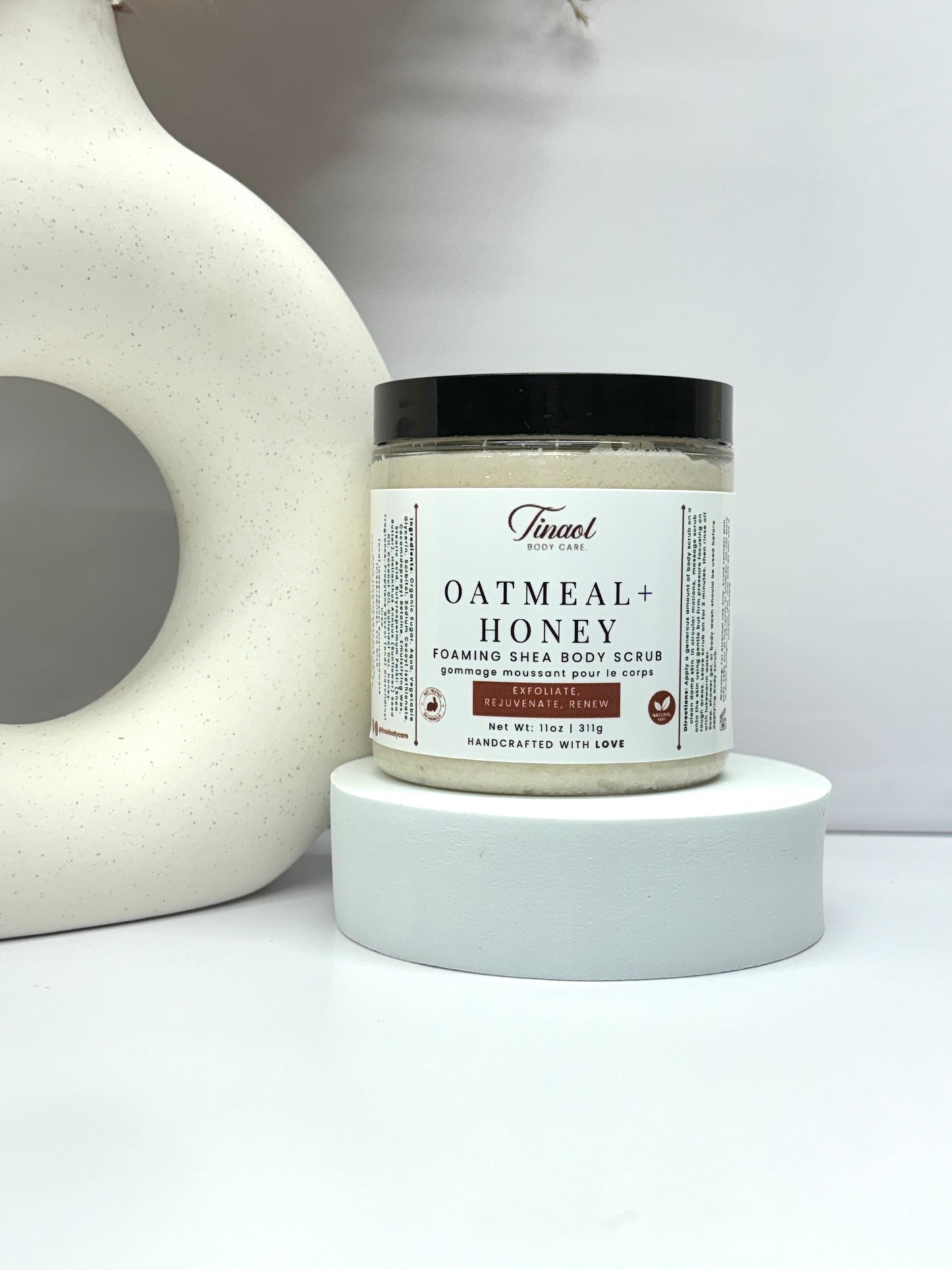 Oatmeal + Honey || Foaming Shea Body Scrub