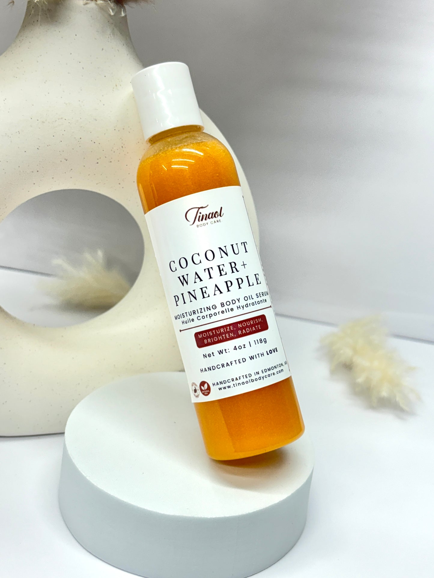 Coconut Water + Pineapple || Moisturizing Body Oil Serum