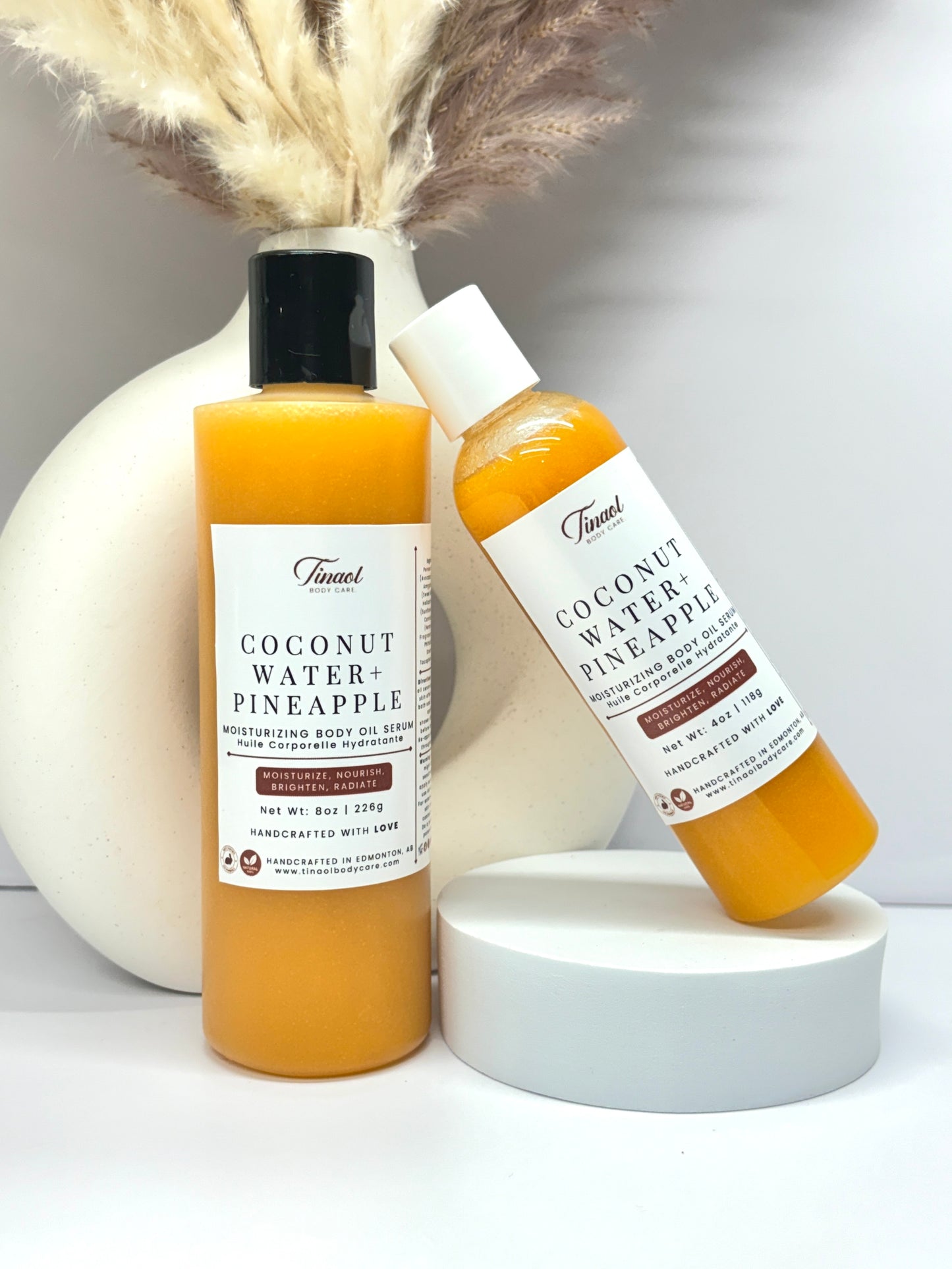 Coconut Water + Pineapple || Moisturizing Body Oil Serum